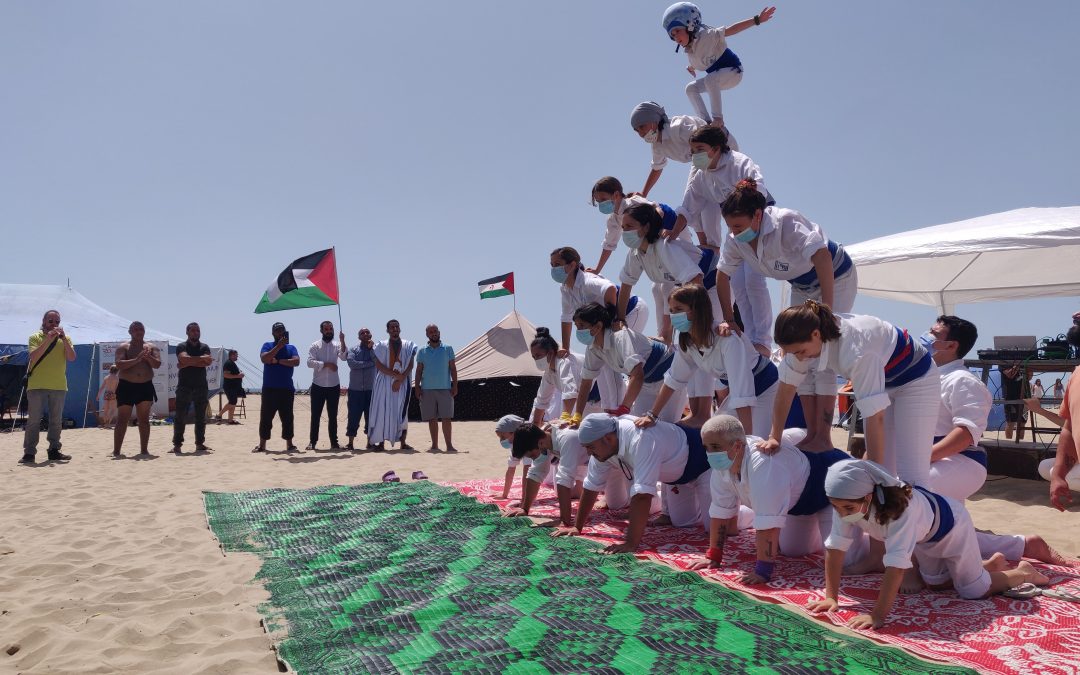 Els Falcons de Vilanova a les Haimes per la Llibertat del Poble Sahrauí