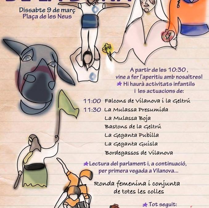 9 de març. Actuació del dia de la dona